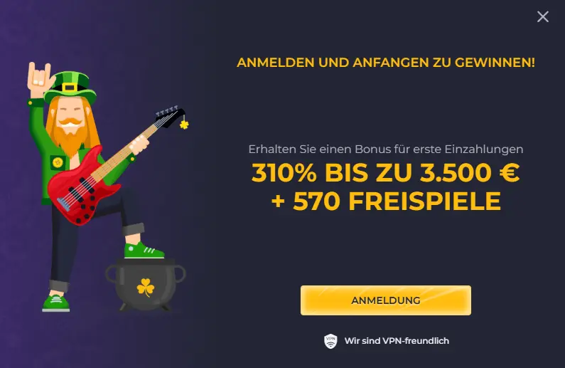 RollingSlots Bonus für neue Kunden